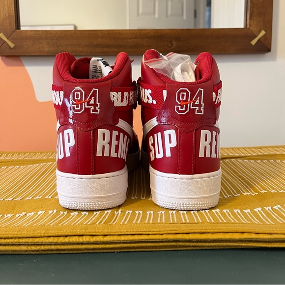 DEADSTOCK - Nike Air Force 1 SUPREME WORLD FAMOUS Red size men’s 10 US - Picture 4 of 16